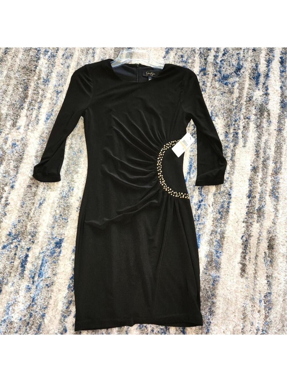 Jessica Simpson Embellished Bodycon Mini Dress